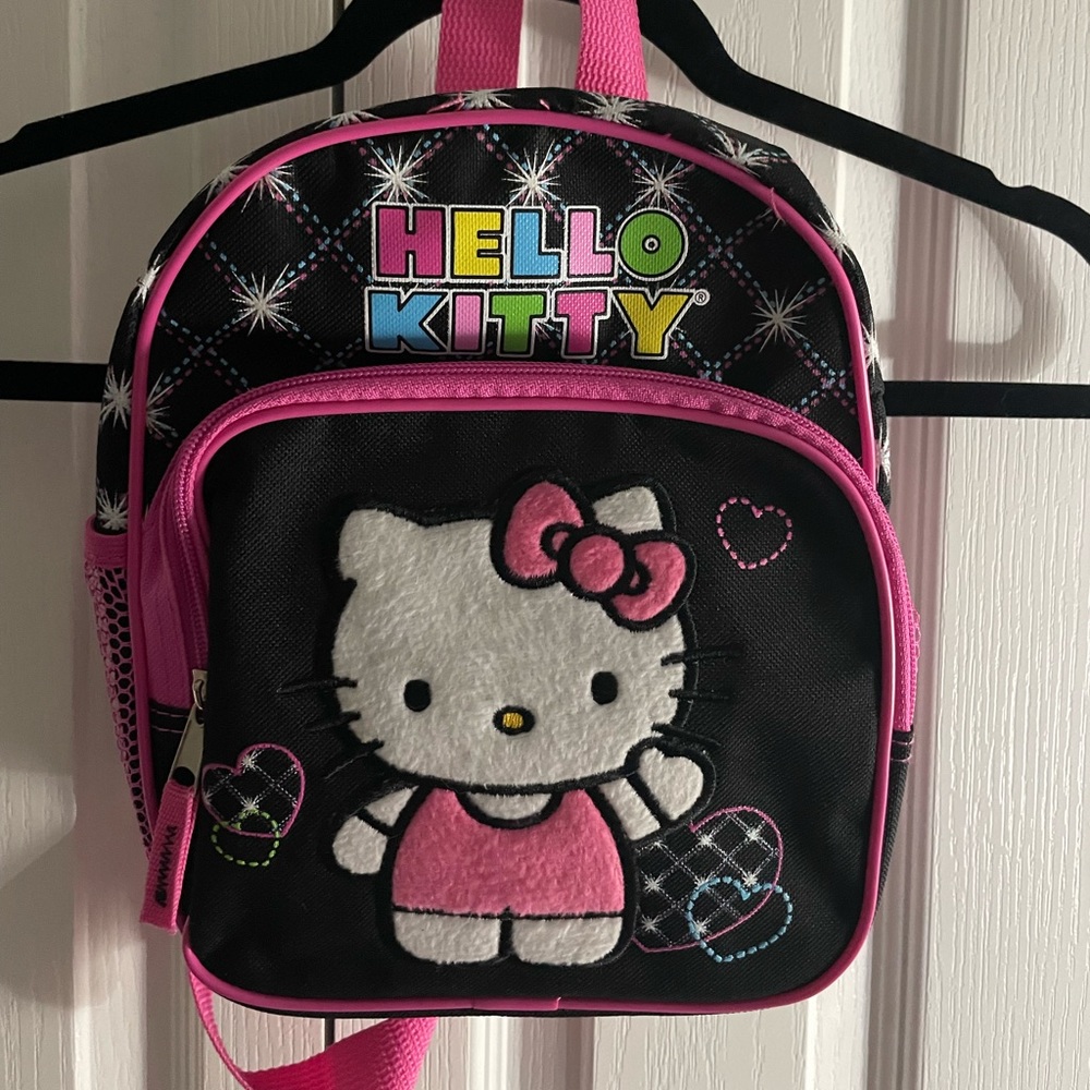 Goth y2k Hello Kitty mini backpack
